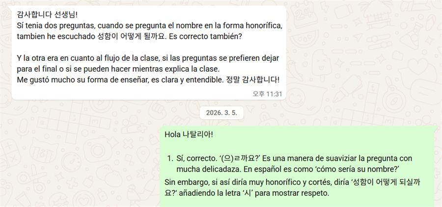 Preguntas respondidas por chat